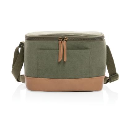 Impact AWARE&trade; 16 oz. rcanvas six can cooler bag