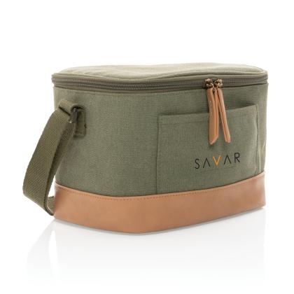 Impact AWARE&trade; 16 oz. rcanvas six can cooler bag