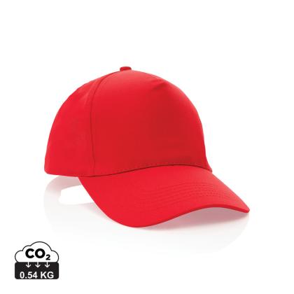 Impact 5 panel 190gr Recycled cotton cap with AWARE™ tracer