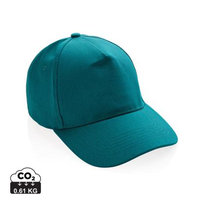 Impact 5panel 280gr Recycled cotton cap with AWARE&trade; tracer