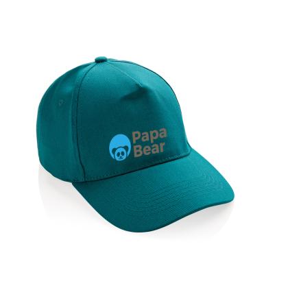 Impact 5panel 280gr Recycled cotton cap with AWARE&trade; tracer