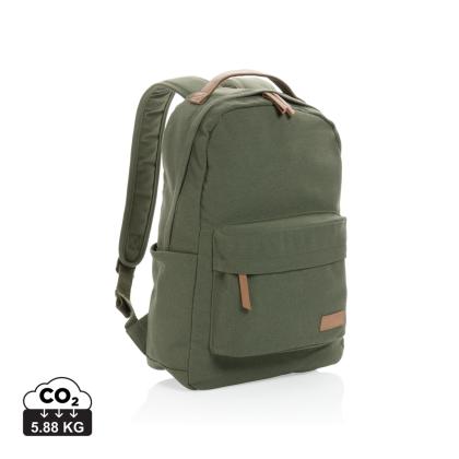 Impact AWARE&trade; 16 oz. recycled canvas backpack