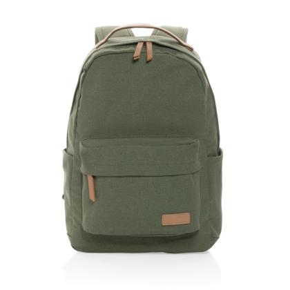 Impact AWARE&trade; 16 oz. recycled canvas backpack