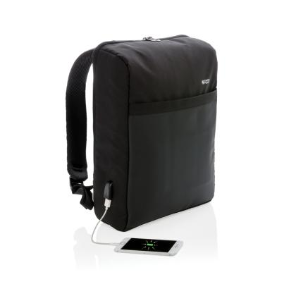 Swiss Peak 15" anti-theft RFID & USB backpack PVC free