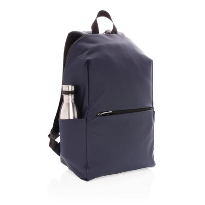 Smooth PU 15.6"laptop backpack