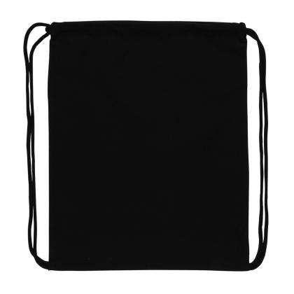 Impact AWARE&trade; recycled cotton drawstring backpack 145g