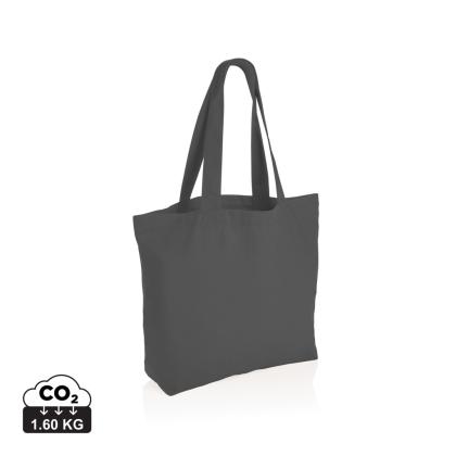 Impact Aware&trade; 240 gsm rcanvas shopper w/pocket undyed