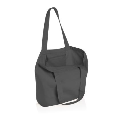 Impact Aware&trade; 240 gsm rcanvas shopper w/pocket undyed
