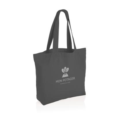 Impact Aware&trade; 240 gsm rcanvas shopper w/pocket undyed