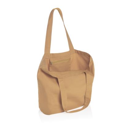 Impact Aware&trade; 240 gsm rcanvas shopper w/pocket undyed