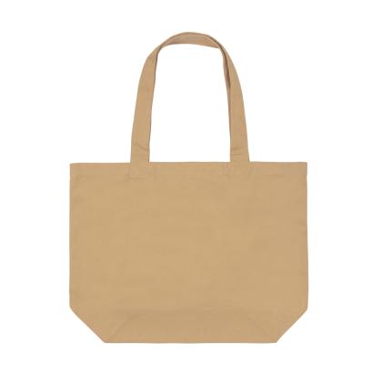 Impact Aware&trade; 240 gsm rcanvas shopper w/pocket undyed