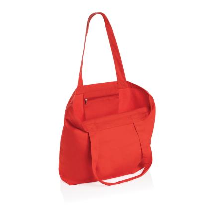 Impact Aware&trade; 240 gsm rcanvas shopper w/pocket