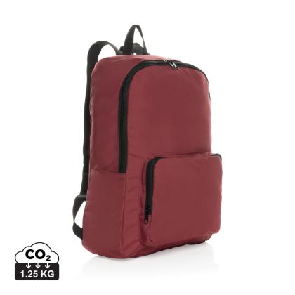 Dillon AWARE&trade; RPET foldable classic backpack