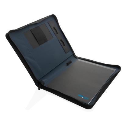 Impact Aware&trade; deluxe 300D tech portfolio with zipper