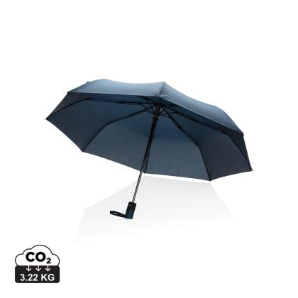 21" Impact AWARE&trade; RPET 190T mini auto open umbrella