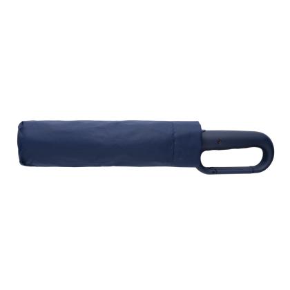 Yara 21" AWARE&trade; RPET solid colour umbrella with carabiner