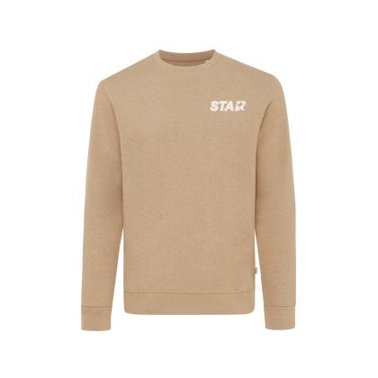 IQONIQ Denali recycled cotton crew neck undyed