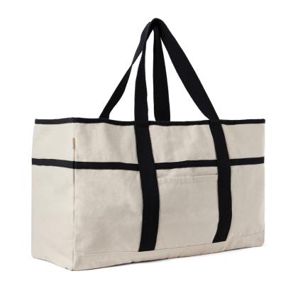 VINGA Volonne AWARE&trade; recycled canvas beach bag