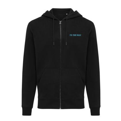 IQONIQ Abisko recycled cotton zip through hoodie