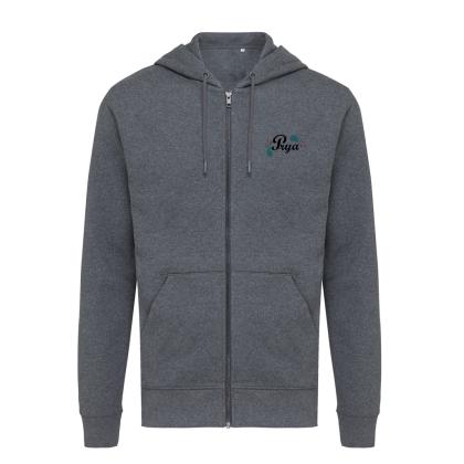 IQONIQ Abisko recycled cotton zip through hoodie