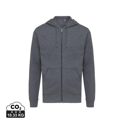 IQONIQ Abisko recycled cotton zip through hoodie