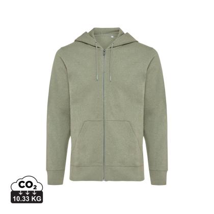 IQONIQ Abisko recycled cotton zip through hoodie