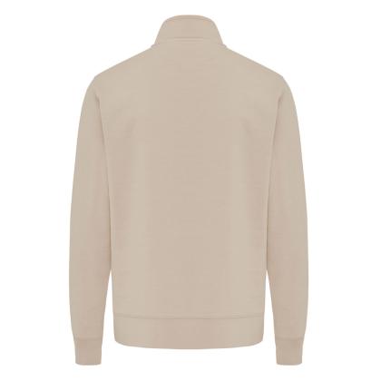 IQONIQ Elgon recycled cotton quarter zip sweater