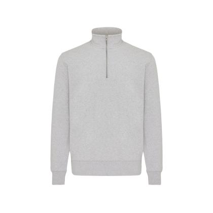 IQONIQ Elgon recycled cotton quarter zip sweater