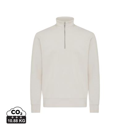 IQONIQ Elgon recycled cotton quarter zip sweater