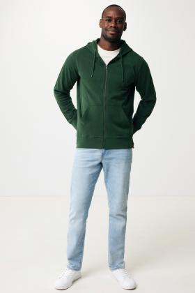 IQONIQ Abisko recycled cotton zip through hoodie