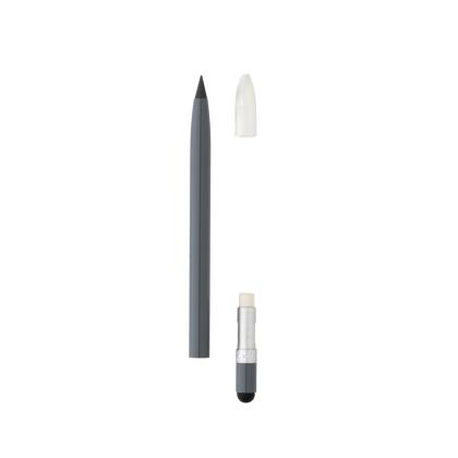 Aluminium inkless pen with eraser