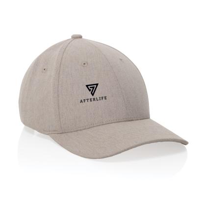 Milo AWARE&trade; recycled heather 6 panel cap 200gr