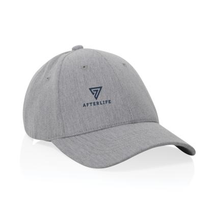 Milo AWARE™ recycled heather 6 panel cap 200gr