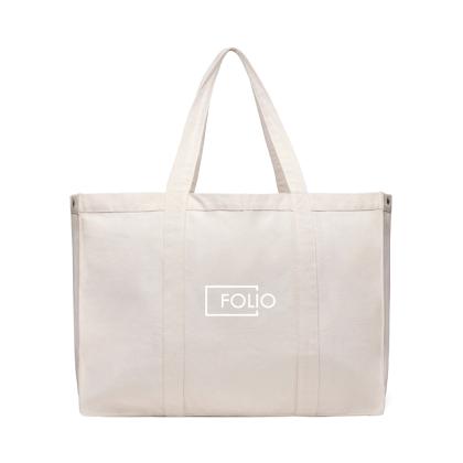 VINGA Hilo AWARE&trade; recycled canvas maxi tote bag