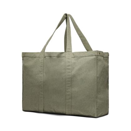 VINGA Hilo AWARE&trade; recycled canvas maxi tote bag