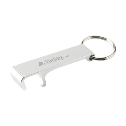Alu Opener Phone Stand GRS Recycled keyring