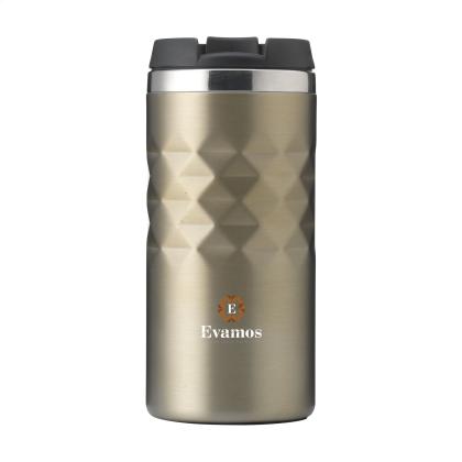 Geometric Mug RCS Recycled Steel 280 ml thermo cup
