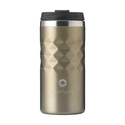 Geometric Mug RCS Recycled Steel 280 ml thermo cup
