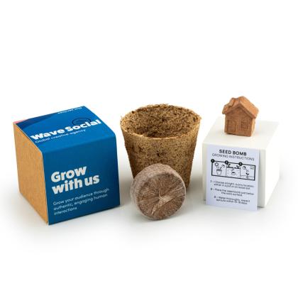 House Shaped Seed Bomb - Kit