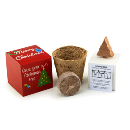 Christmas Tree Seed Bomb Kit - Fully Printed Box
