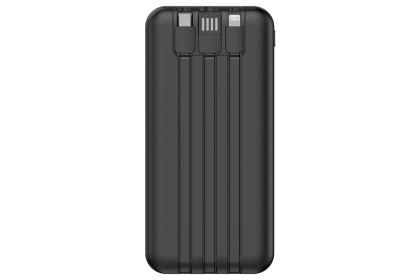 APOLLON PLUS Built-in Cable LED Logo Power Bank &ndash; 10,000 mAh