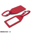 Recycled ELeather Angled Luggage Tag