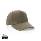 Impact 5panel 280gr Recycled cotton cap with AWARE&trade; tracer