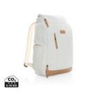 Impact AWARE&trade; 16 oz. recycled canvas 15" laptop backpack
