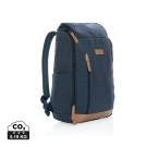 Impact AWARE&trade; 16 oz. recycled canvas 15" laptop backpack