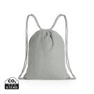 Impact AWARE™ recycled cotton drawstring backpack 145g