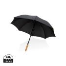 23" Impact AWARE&trade; RPET 190T auto open bamboo umbrella