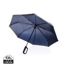 Yara 21" AWARE&trade; RPET solid colour umbrella with carabiner