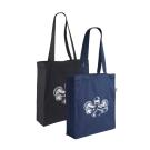 Illustrious Black or Navy Recycled 10oz Canvas Shopper Tote Bag