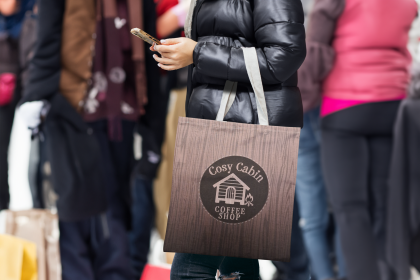 Bespoke Zip Shopper Bag ECO